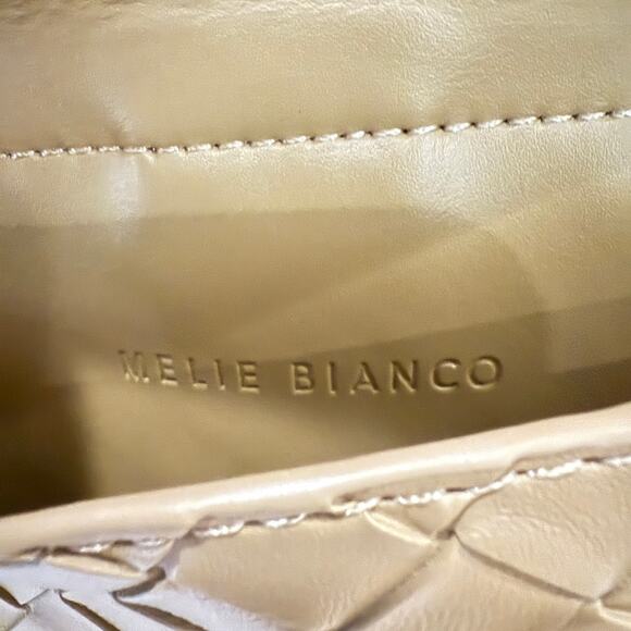 Melie Bianco Felix Gold Ring Top Handle Bag NWT - Picture 3 of 4